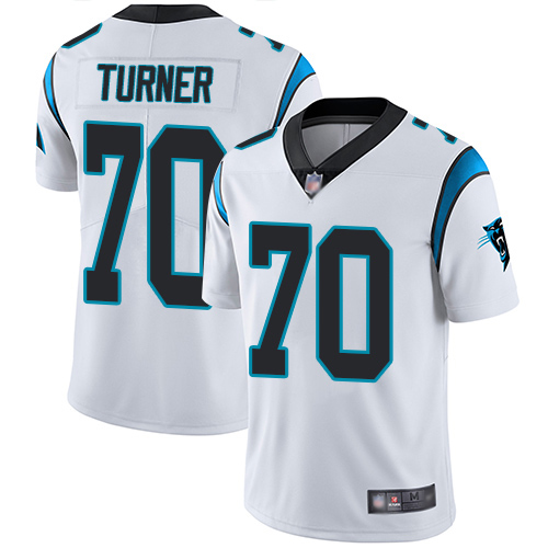 Carolina Panthers Limited White Youth Trai Turner Road Jersey NFL Football #70 Vapor Untouchable